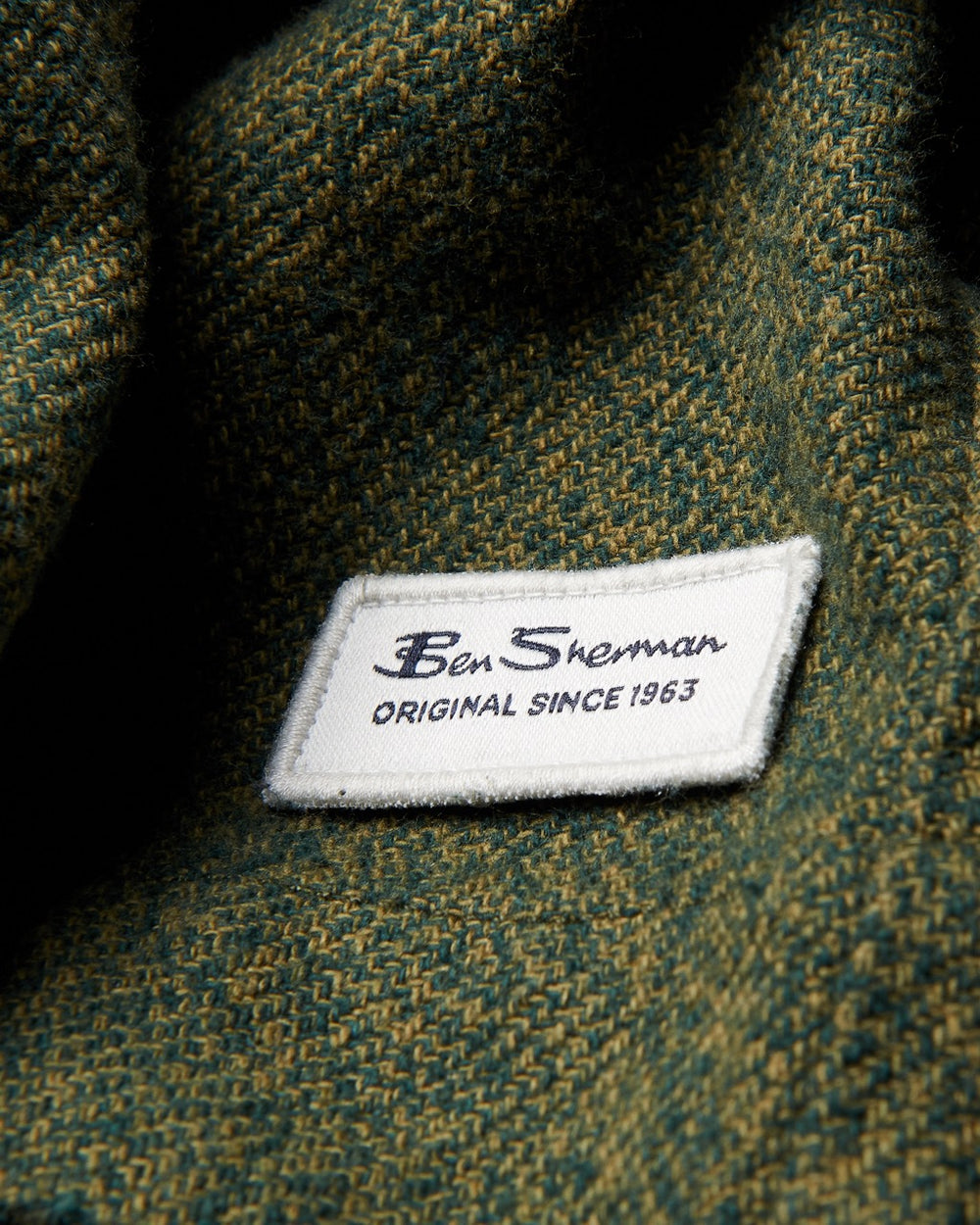 Khaki Ben Sherman Signature Casual Cotton Jackets | 0359RZFHY