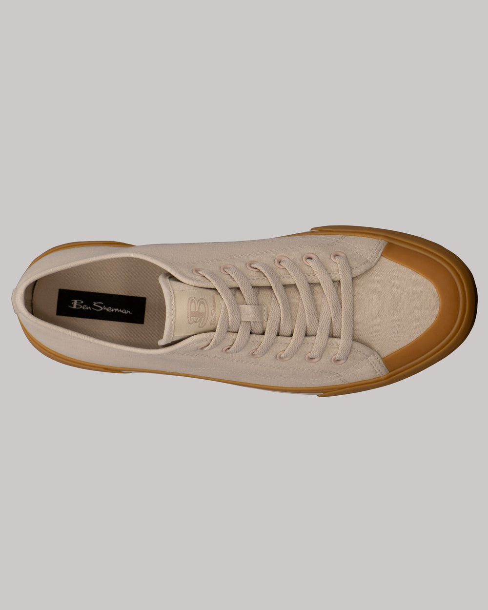 Light Beige Ben Sherman Belfast Sneakers | 9724AQMDN