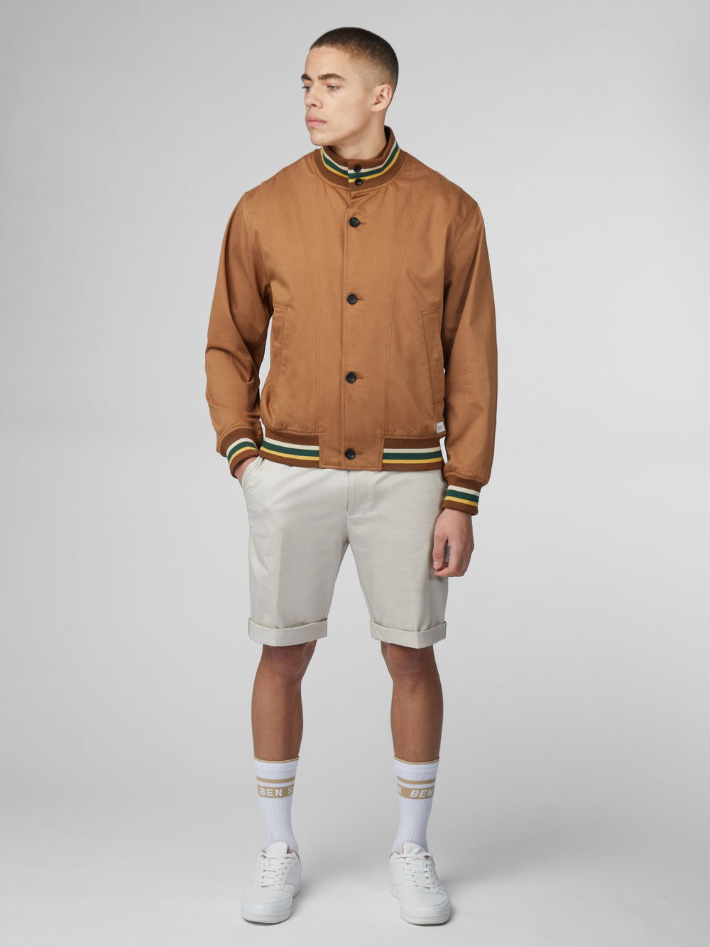 Light Brown Ben Sherman Signature Heritage Bomber Jackets | 2501OBNQJ