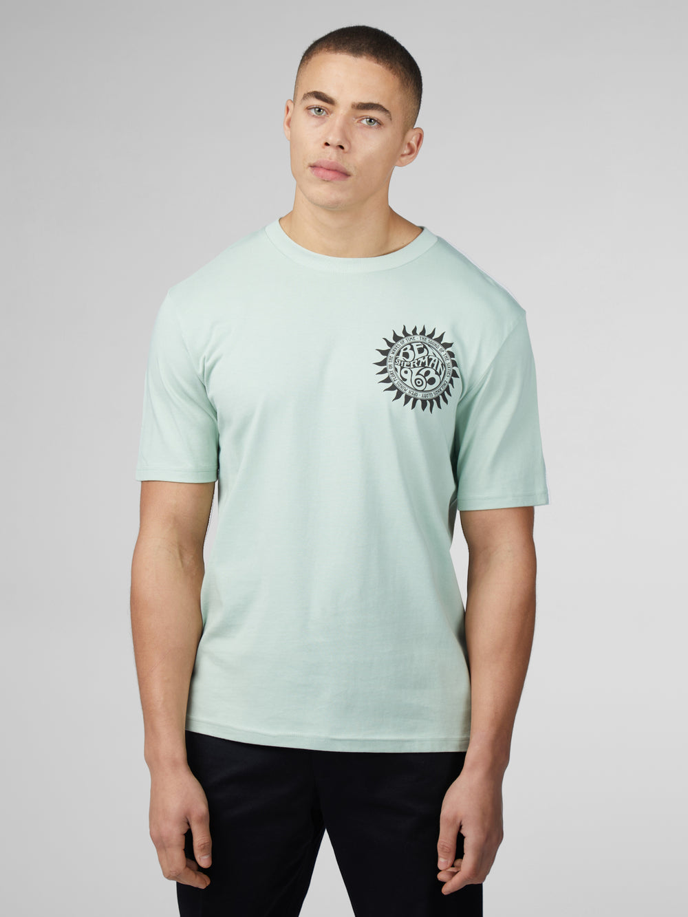 Mint Ben Sherman B by Ben Sherman Festival Poster T-Shirt | 2708BZREM