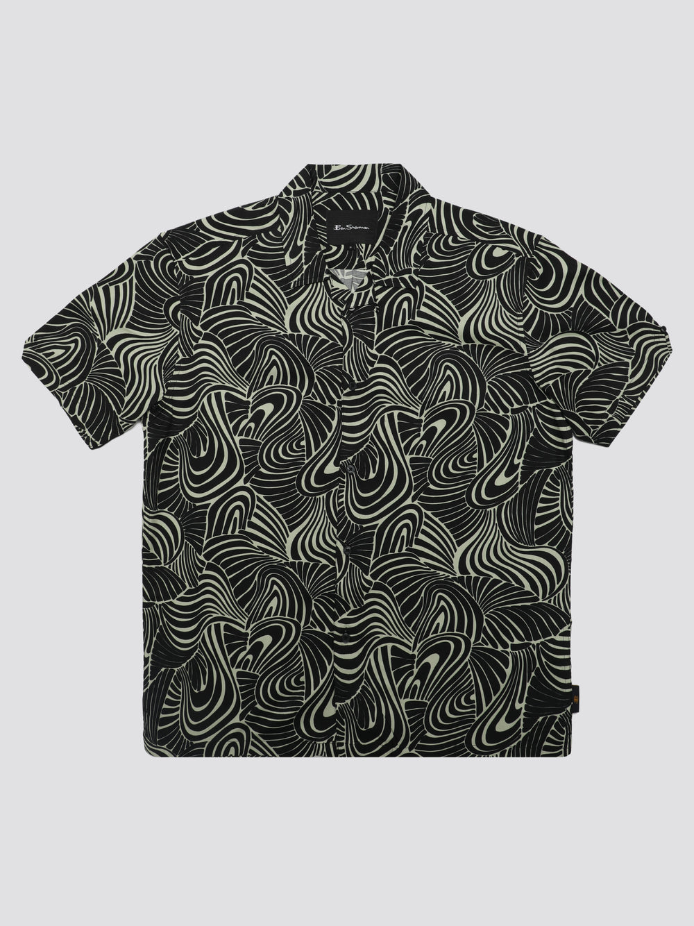 Mint Ben Sherman B by Ben Sherman Psychedelic Swirl Print Shirts | 8127NTBZE