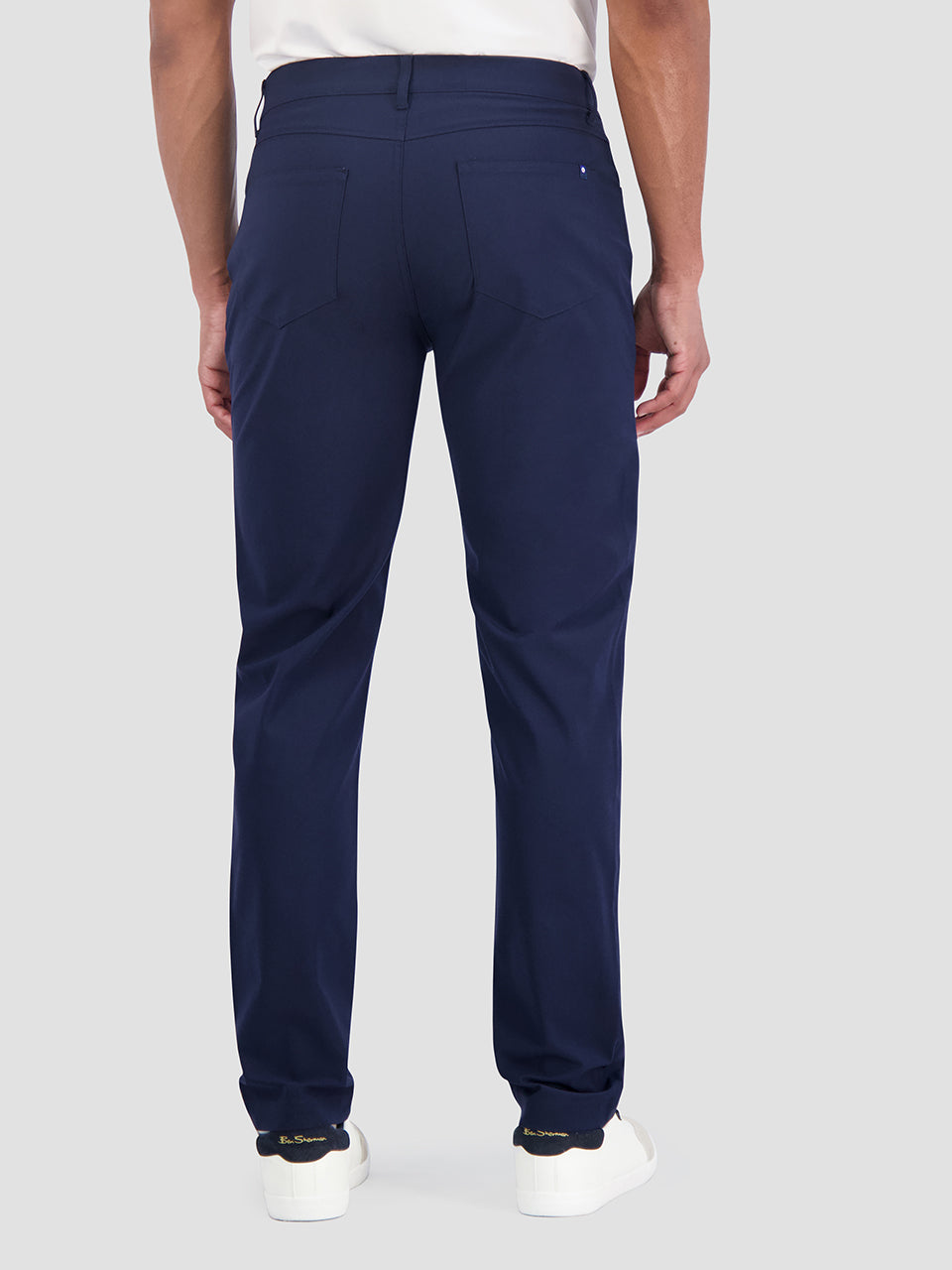 Navy Ben Sherman 4Way Stretch Tech Long Pants | 0368QORXE