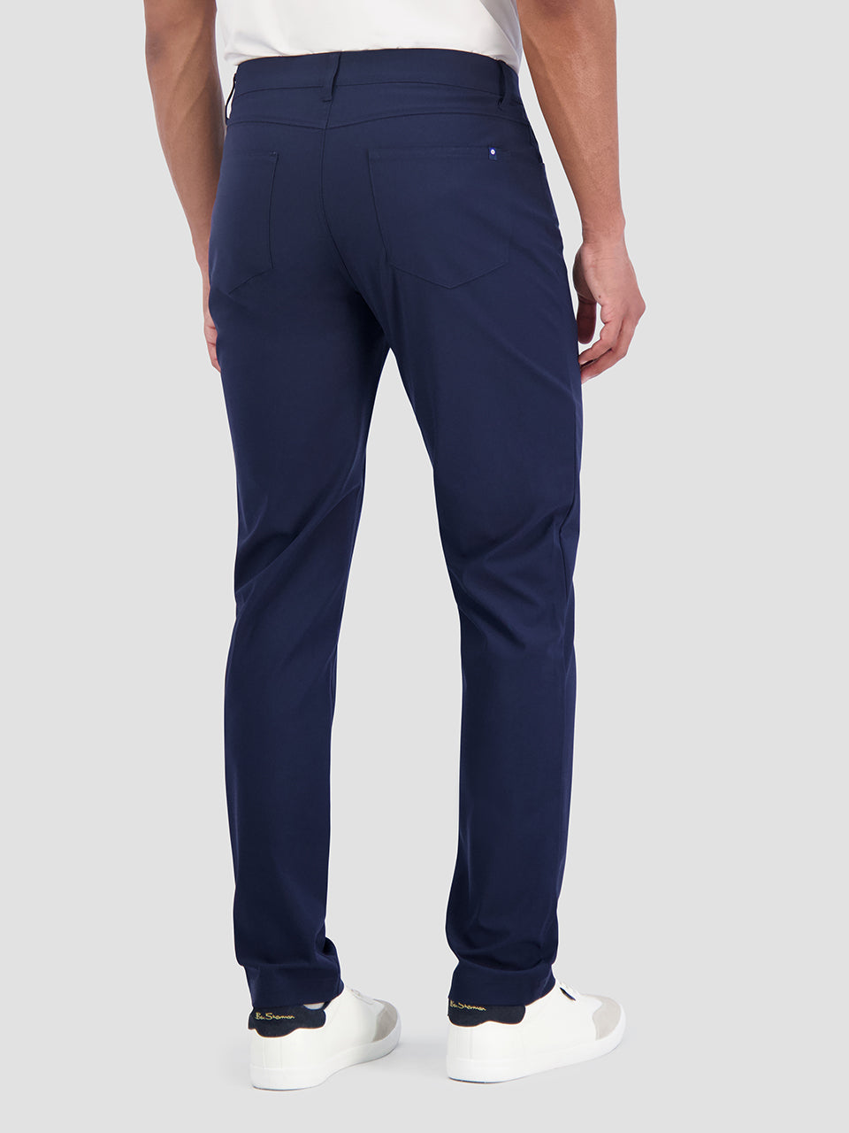 Navy Ben Sherman 4Way Stretch Tech Long Pants | 0368QORXE