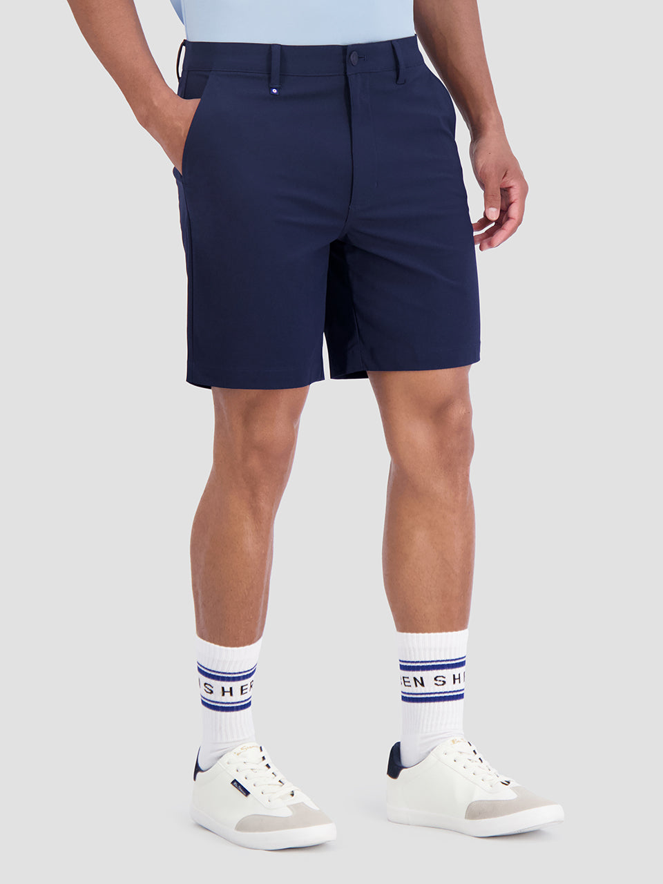 Navy Ben Sherman 4Way Stretch Tech Shorts | 5019TOLKF