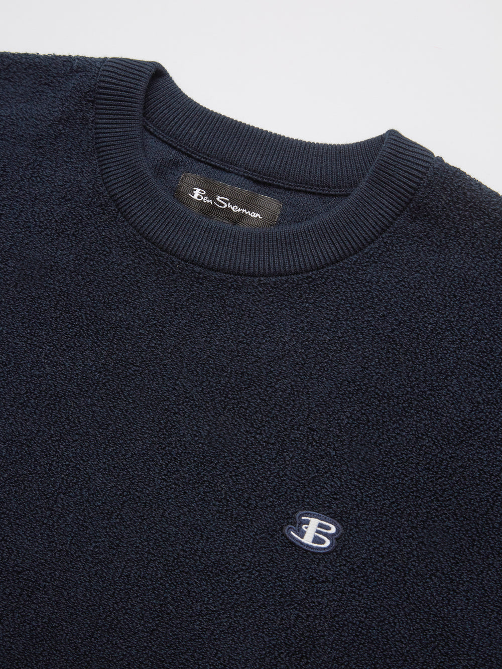 Navy Ben Sherman B by Ben Sherman Crewneck Knitwear | 7942GDPYH