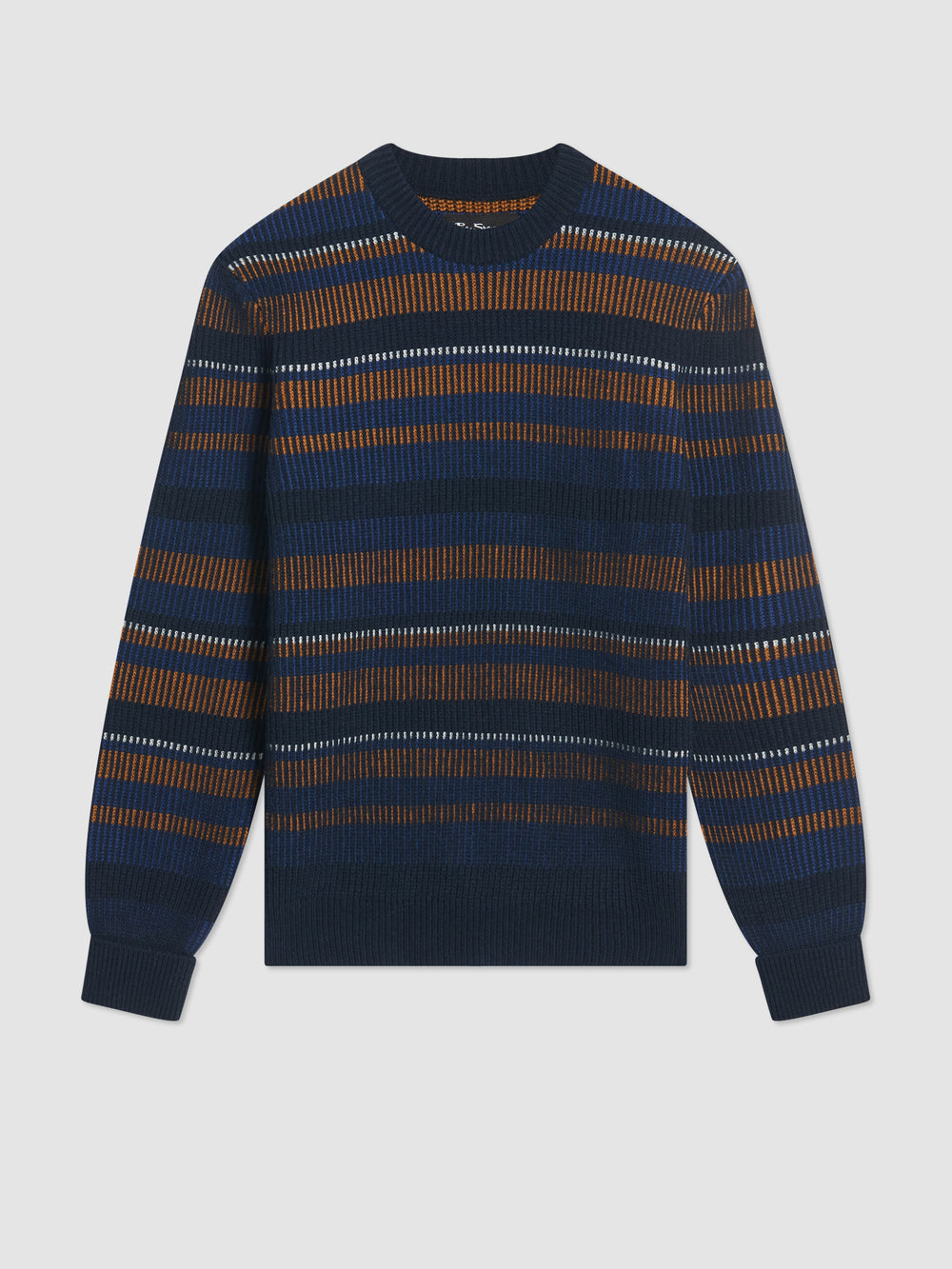 Navy Ben Sherman B by Ben Sherman Stripe Knitwear | 8127DRQHS