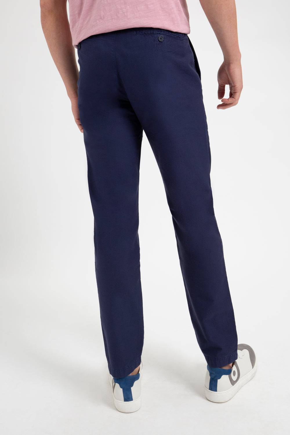 Navy Ben Sherman Beatnik Oxford Slim Taper Garment Dye Chino Pants | 8456MGJLZ