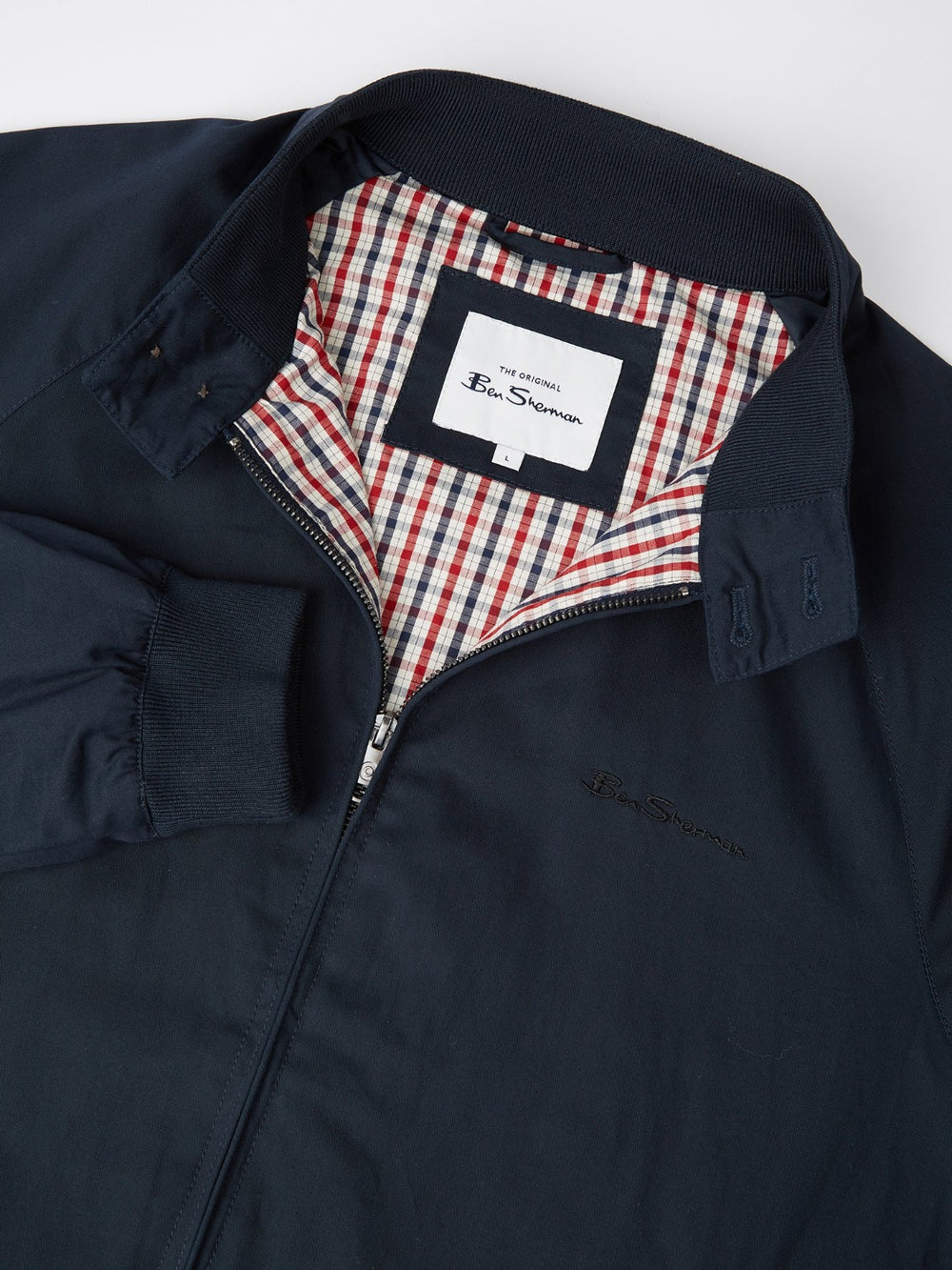 Navy Ben Sherman Signature Harrington Jackets | 8517LUNAK