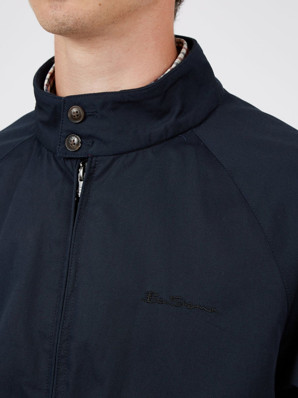 Navy Ben Sherman Signature Harrington Jackets | 8517LUNAK