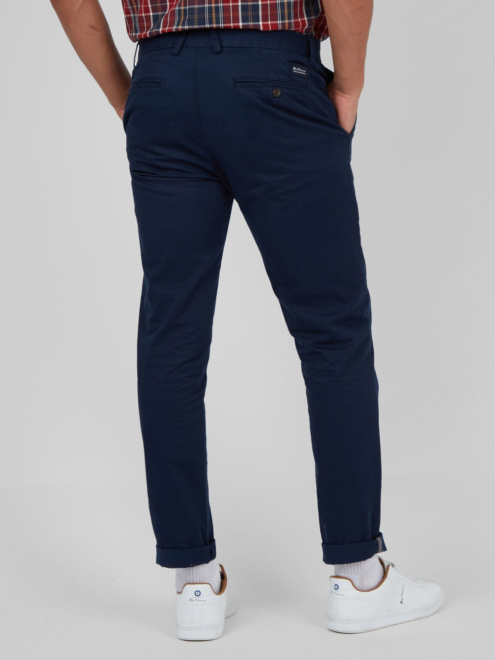 Navy Ben Sherman Signature Skinny Stretch Chino Pants | 0423CVUSK