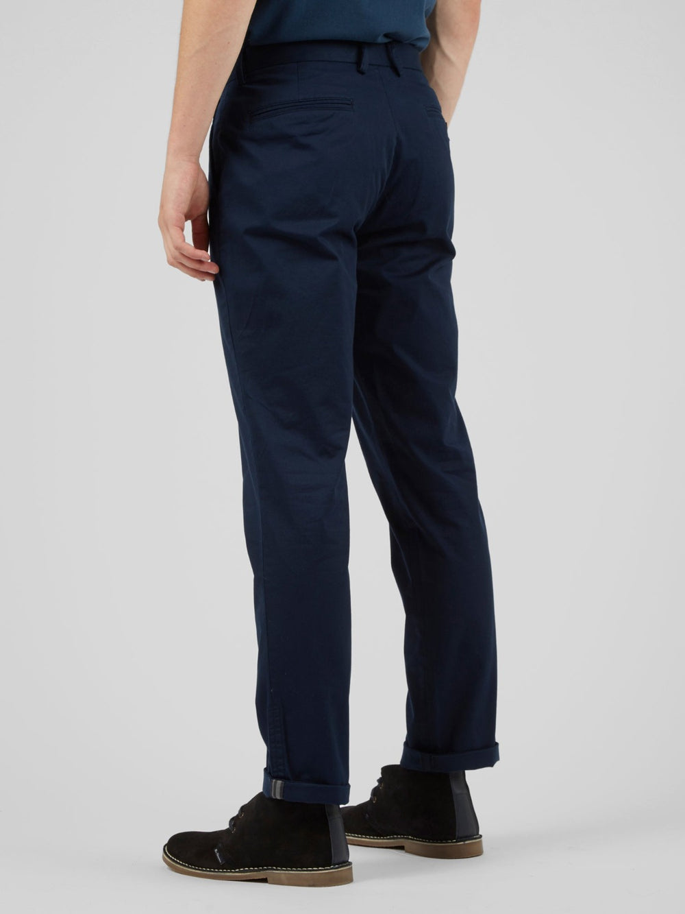 Navy Ben Sherman Signature Slim Stretch Chino Pants | 0276KCIBD