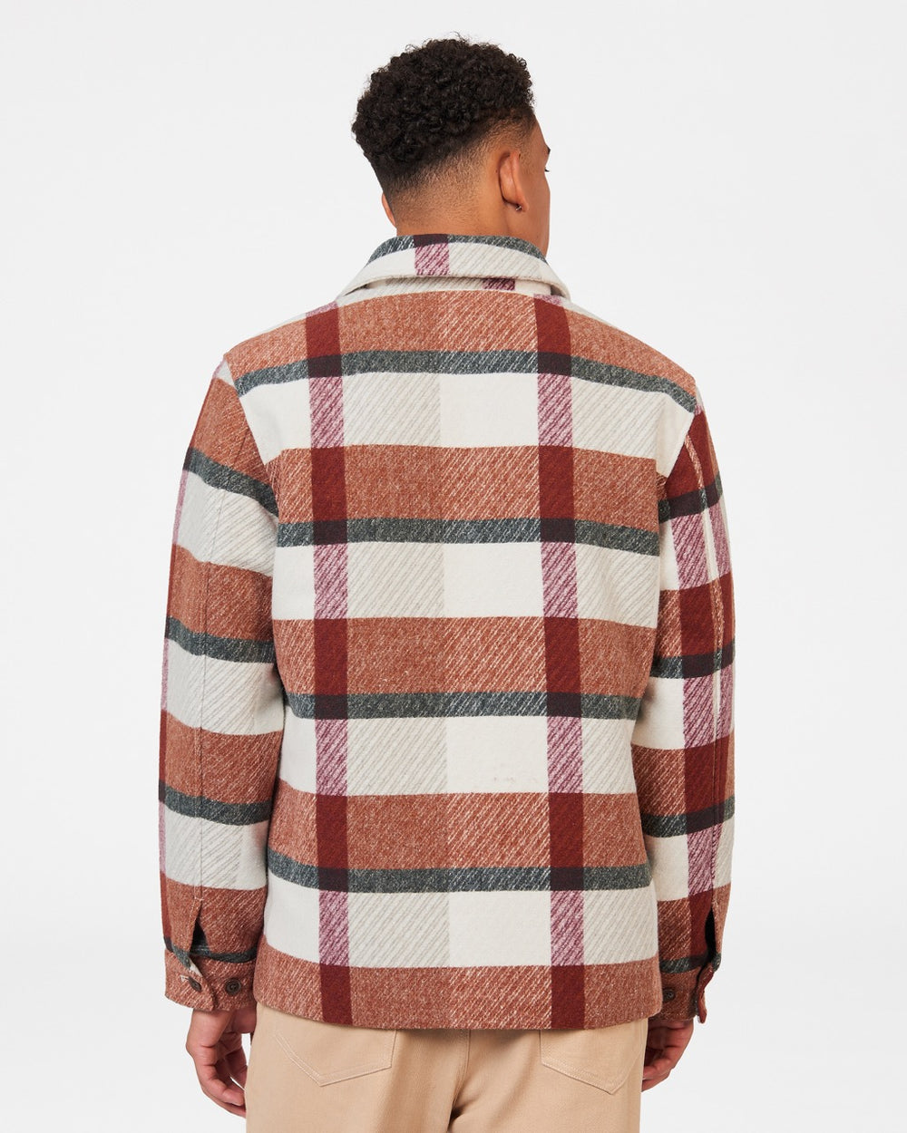 Orange Ben Sherman Plaid Jackets | 7983ZEURW