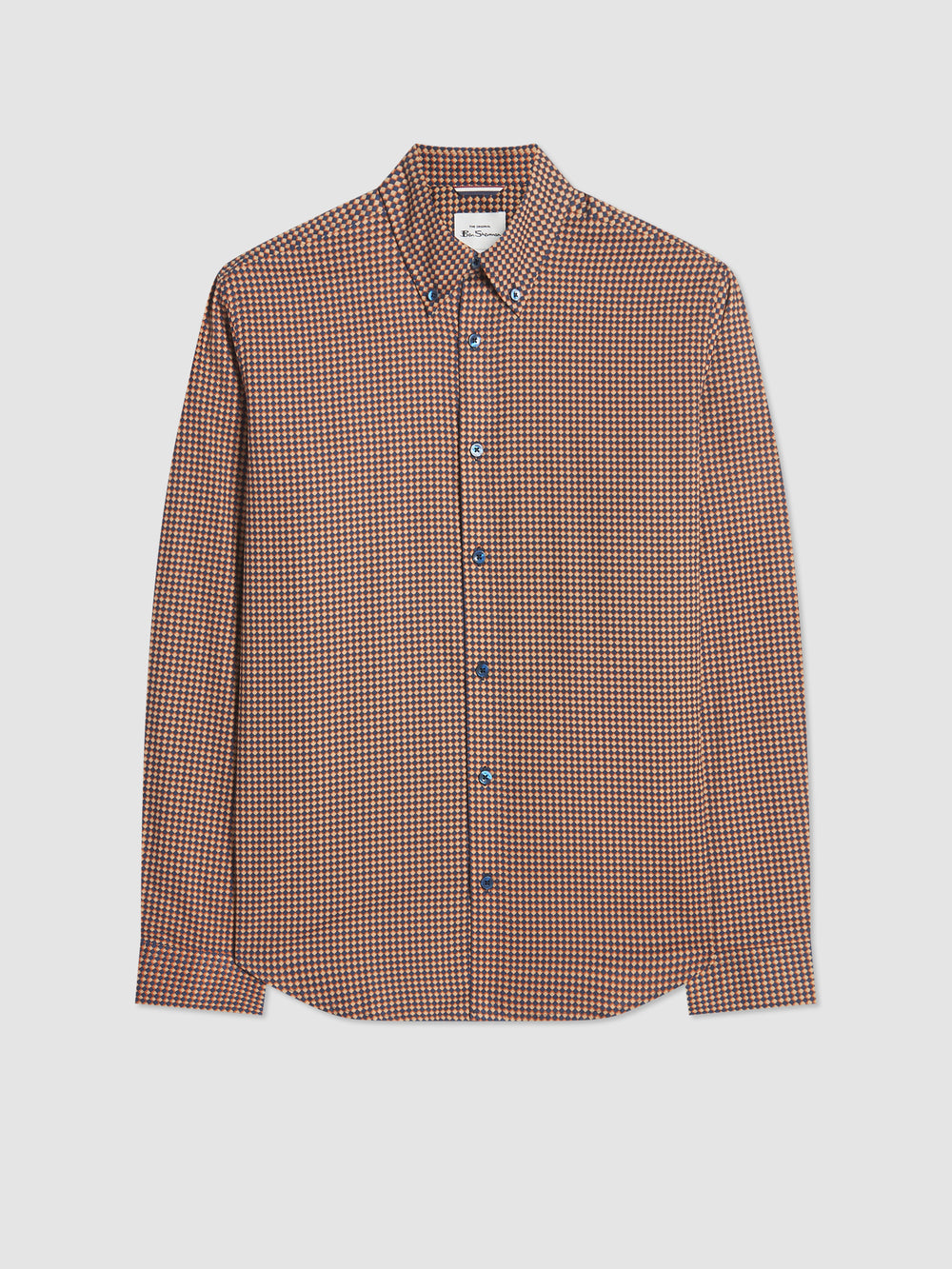 Orange Ben Sherman Signature Chevron Shirts | 2015XUOBH