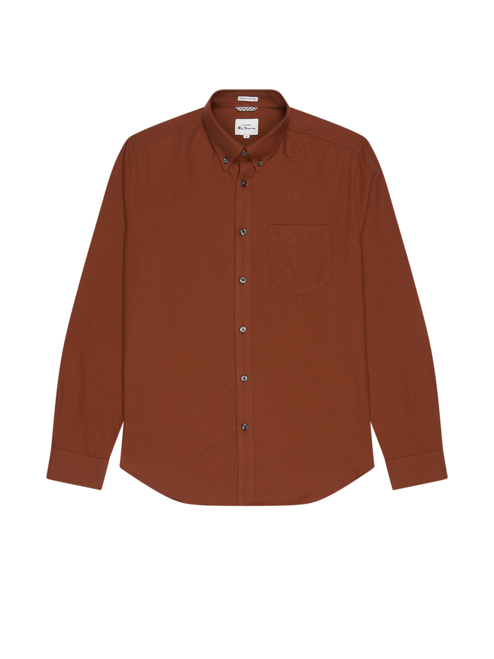 Orange Ben Sherman Signature Long-Sleeve Oxford Shirts | 0367QLFID