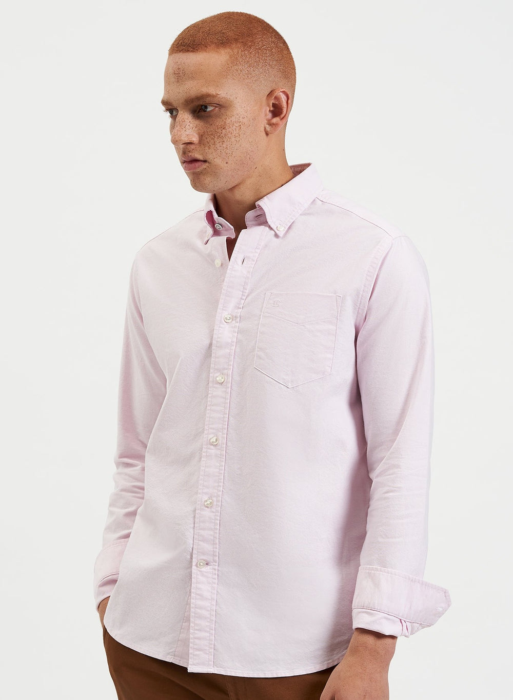 Pink Ben Sherman Brighton Oxford Organic Shirts | 7635QLNMT