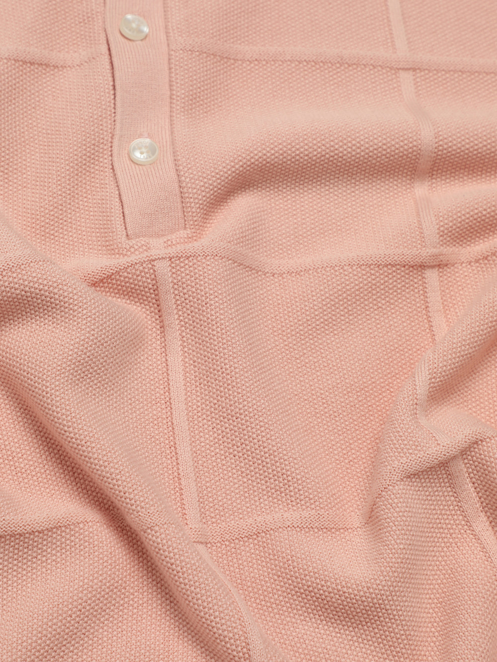 Pink Ben Sherman Signature Textured Polo Knitwear | 1253MDVWU