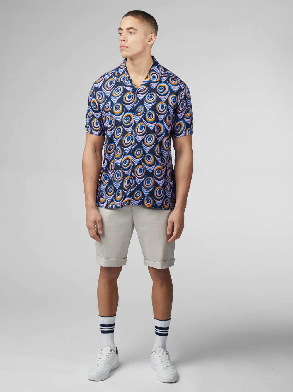 Purple Ben Sherman B by Ben Sherman Psychedelic Print Shirts | 8623HZCKQ