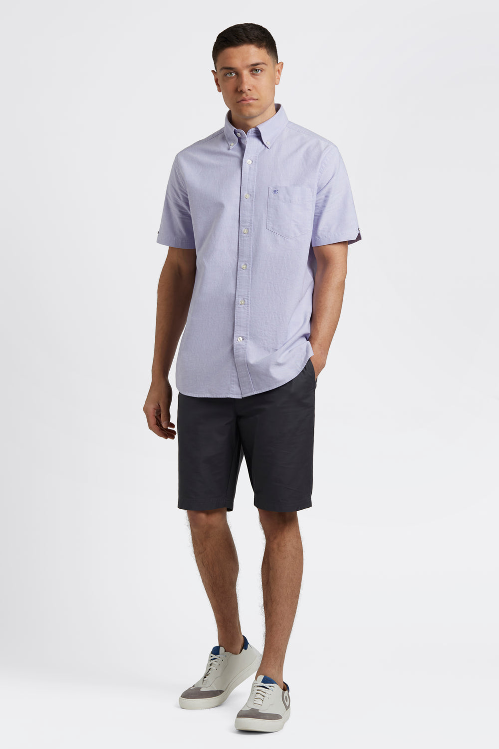 Purple Ben Sherman Brighton Oxford Shirts | 8915EDUGP