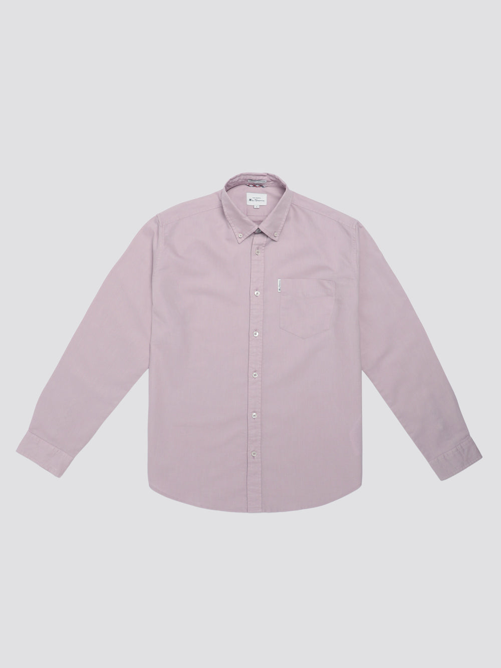 Purple Ben Sherman Signature Oxford Long Sleeve Shirts | 2685PWJMT