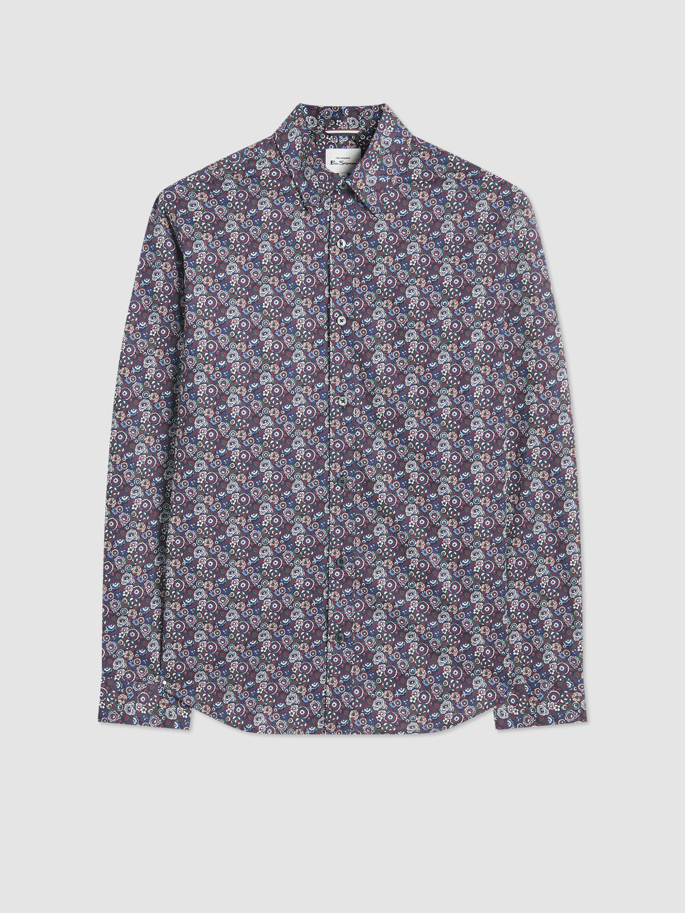 Purple Ben Sherman Winter Floral Shirts | 5987IYVOU