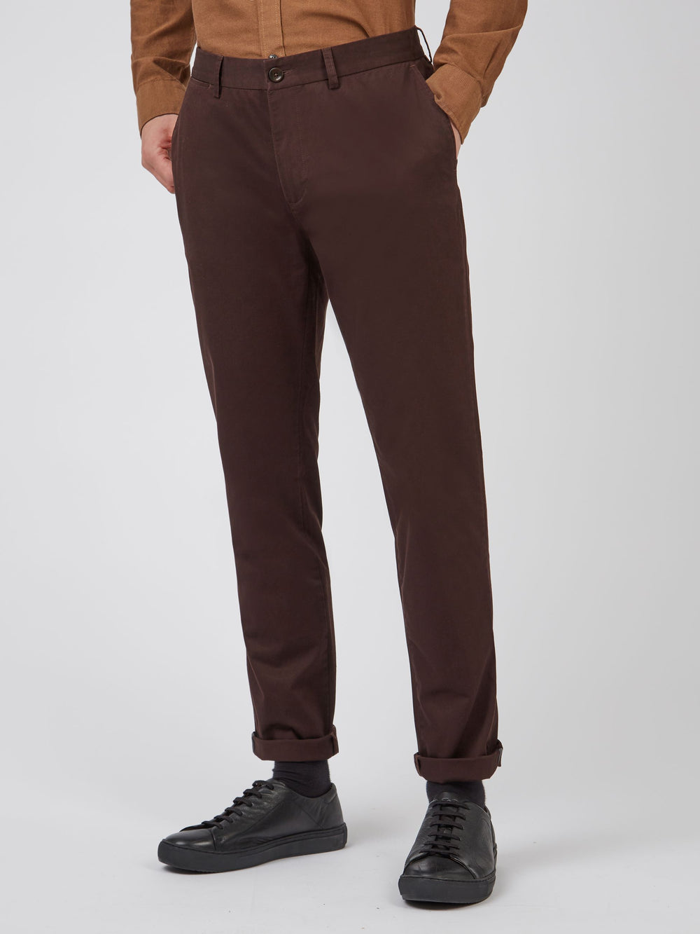 Red Ben Sherman Signature Slim Stretch Chino Pants | 2978YHOJC