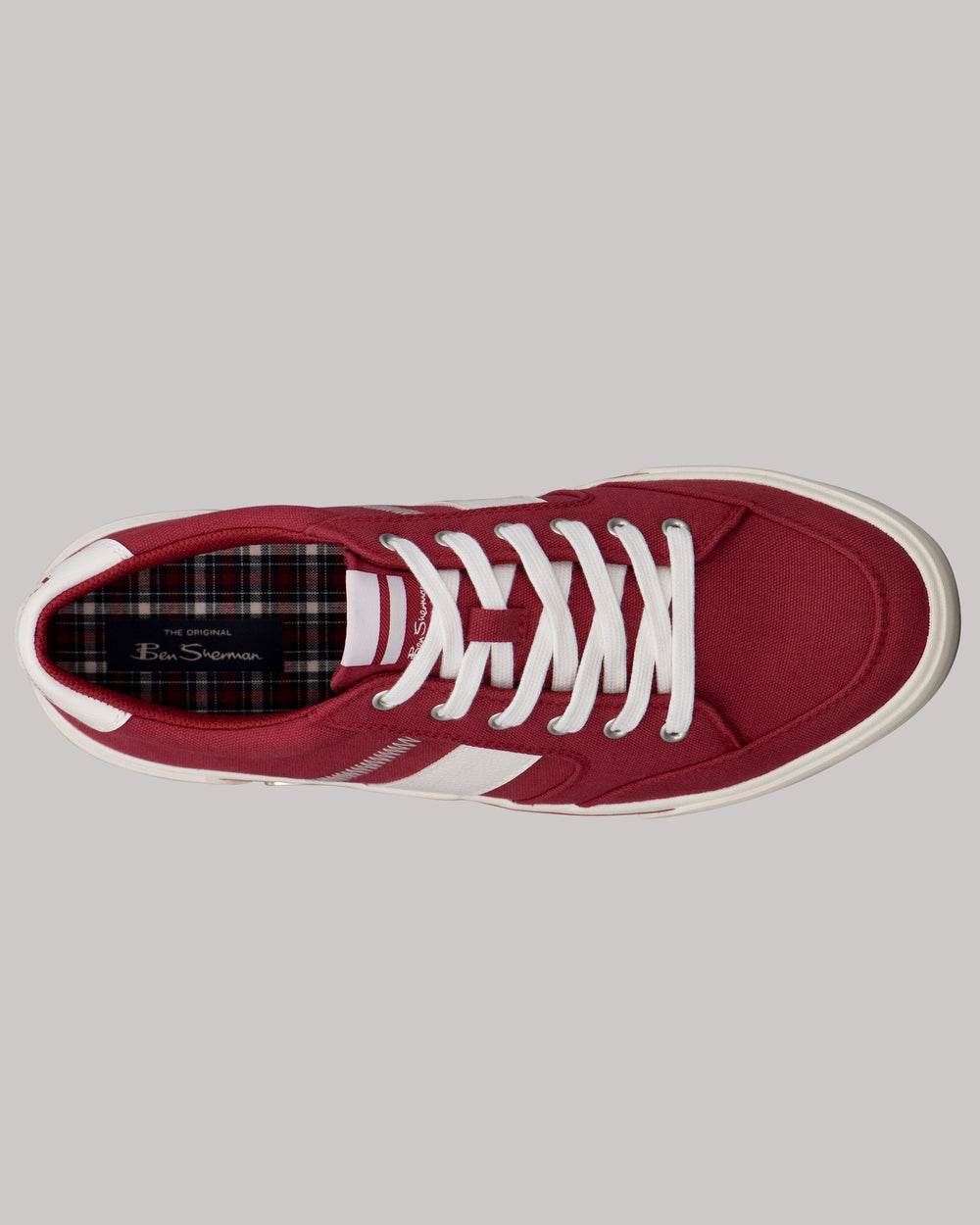 Red / White Ben Sherman Hawthorn Sneakers | 7613CZPHM