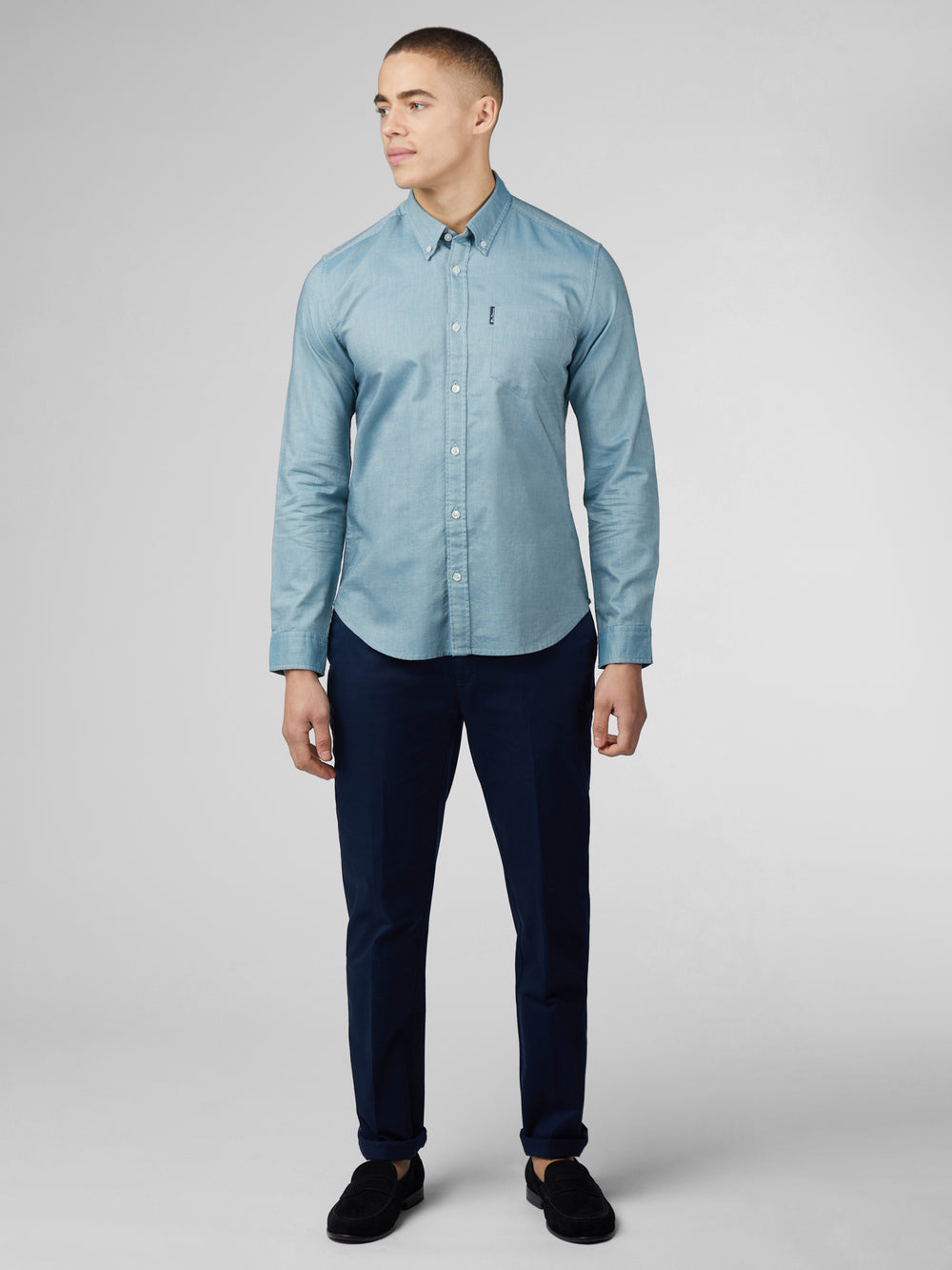 Turquoise Ben Sherman Signature Oxford Shirts | 4279AKOBL