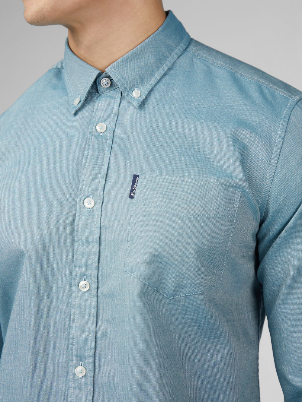 Turquoise Ben Sherman Signature Oxford Shirts | 4279AKOBL