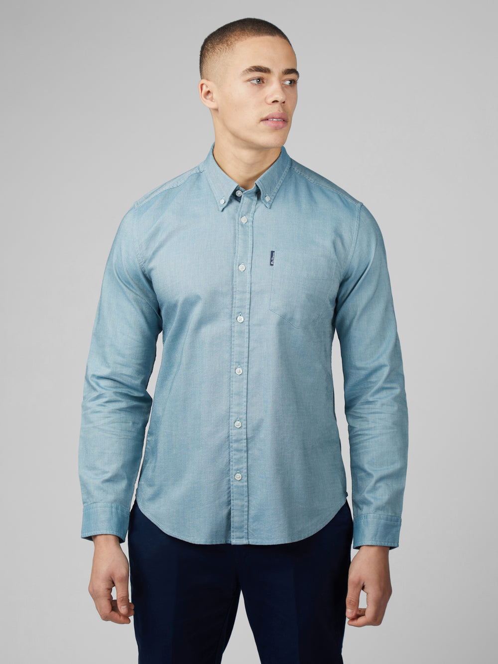 Turquoise Ben Sherman Signature Oxford Shirts | 4279AKOBL