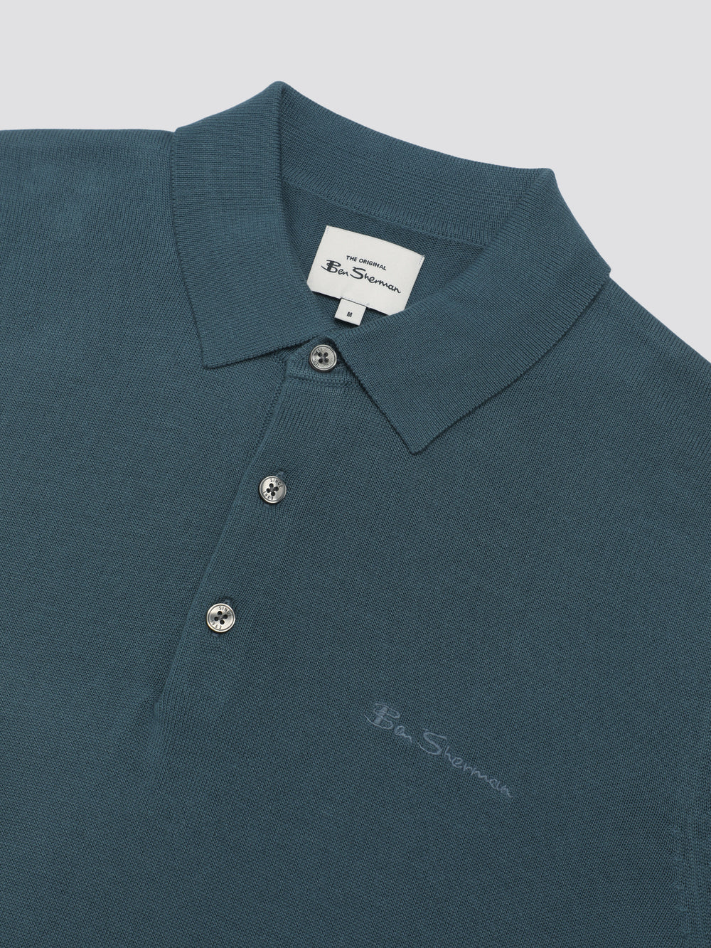 Turquoise Ben Sherman Signature Short Sleeve Polo Knitwear | 2759EGDTZ