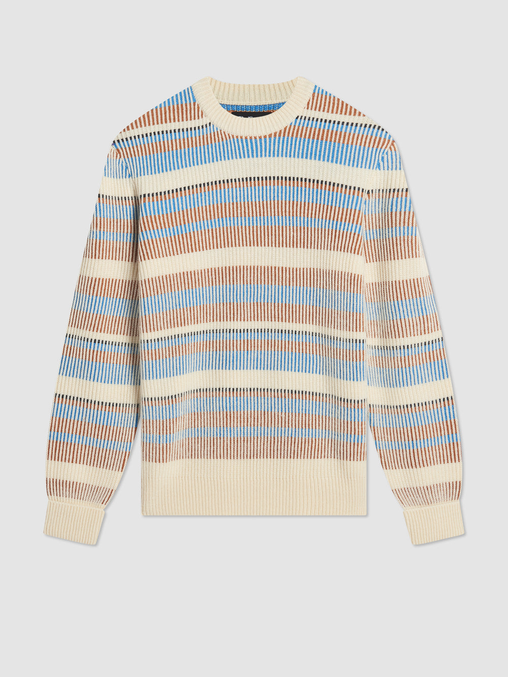 White Ben Sherman B by Ben Sherman Stripe Knitwear | 1084KAYGV