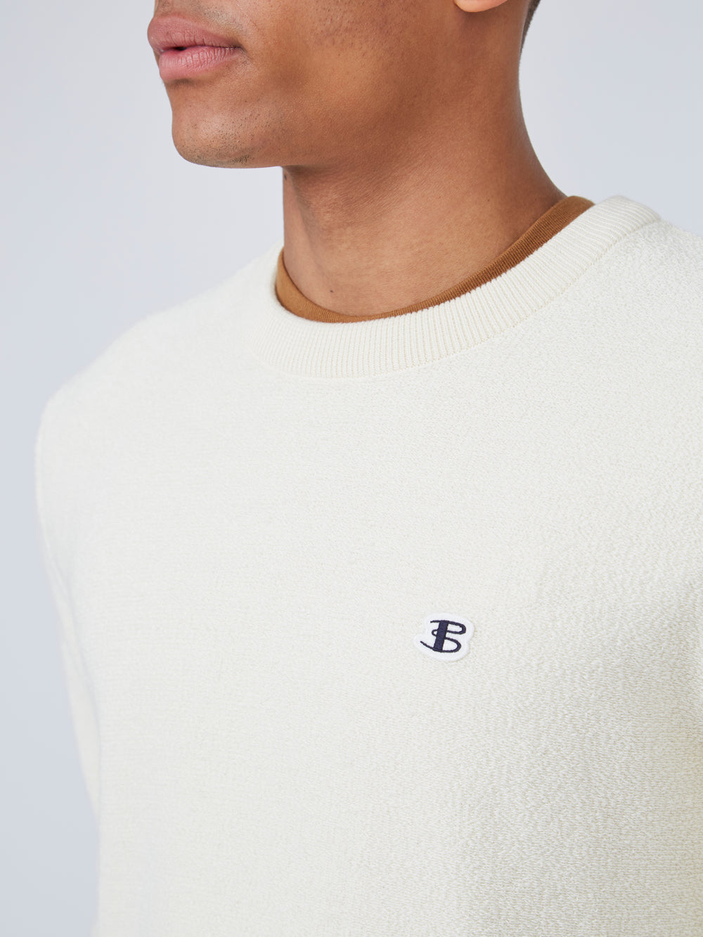 White Ben Sherman B by Ben Sherman Textured Knitwear | 3602JVEZG