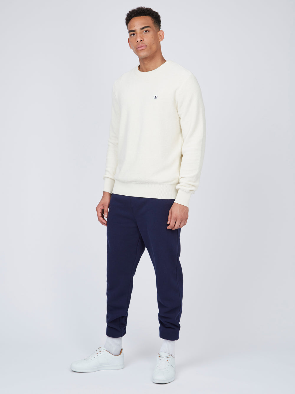 White Ben Sherman B by Ben Sherman Textured Knitwear | 3602JVEZG