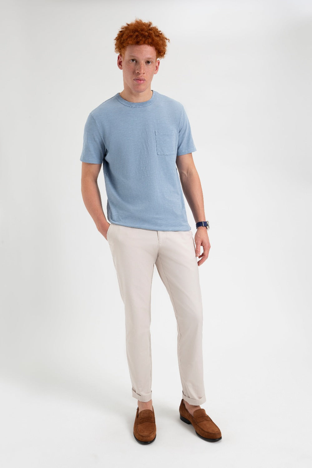 White Ben Sherman Everyday Slim Fit Chino Pants | 0935ZCBLI