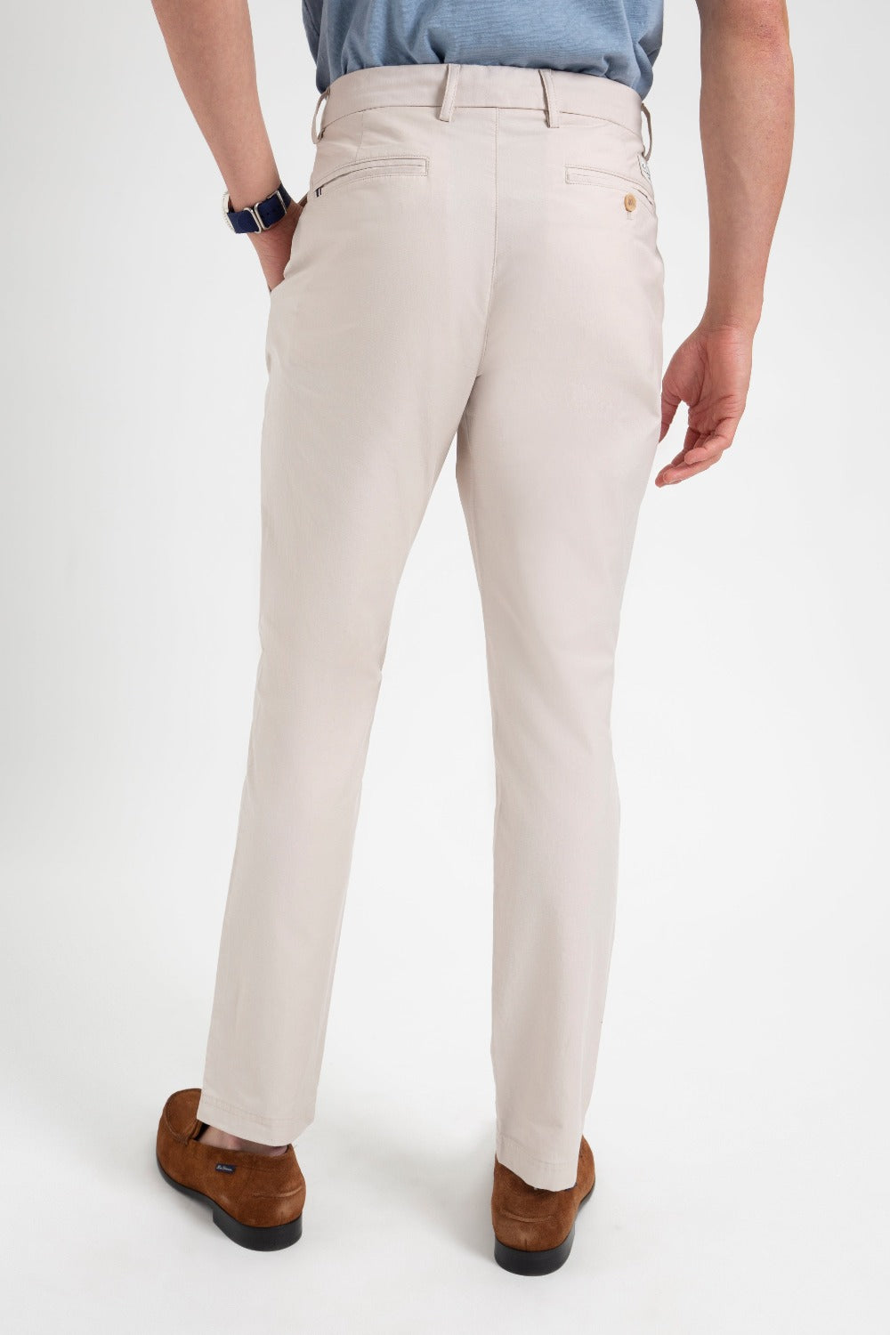 White Ben Sherman Everyday Slim Fit Chino Pants | 0935ZCBLI