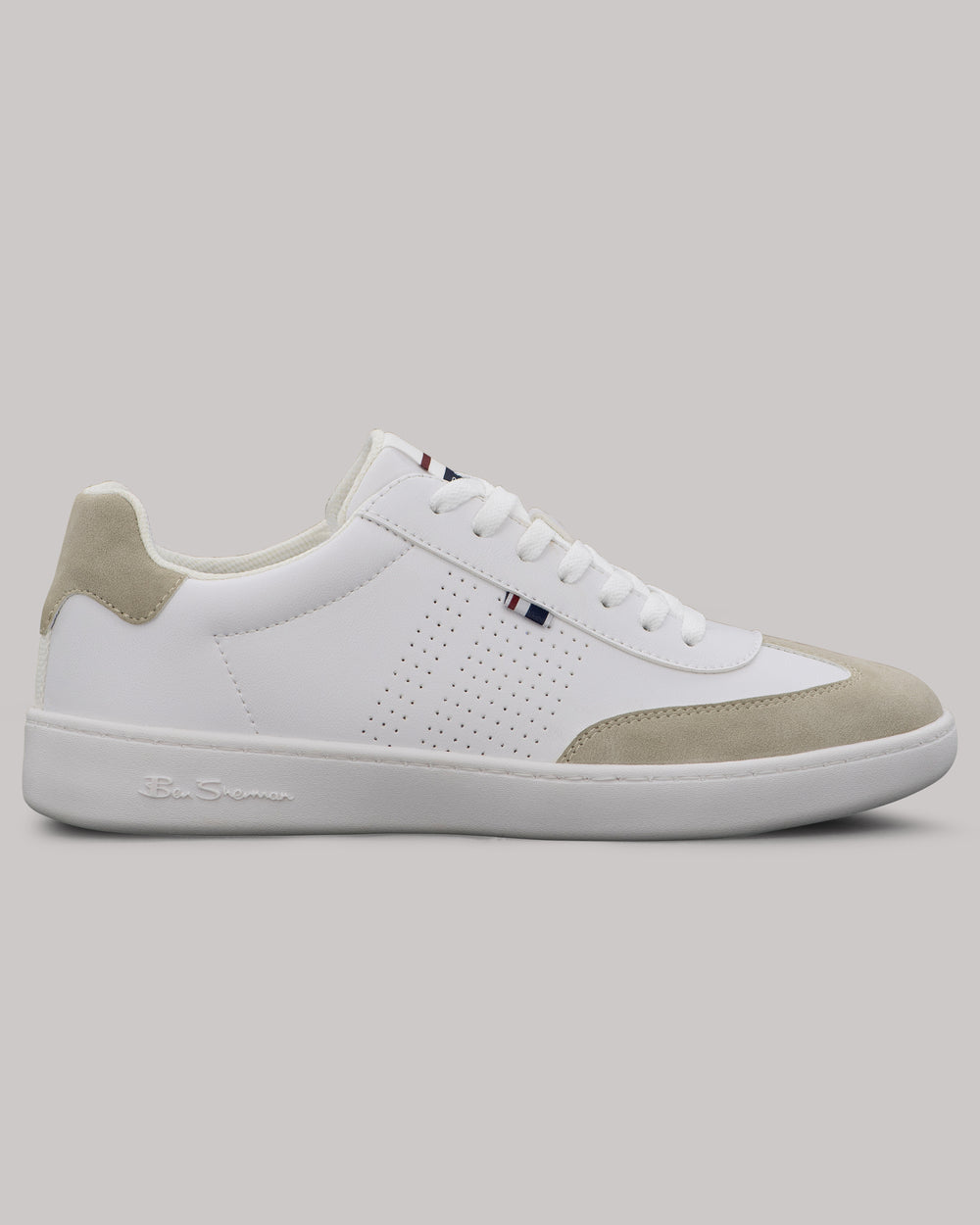 White Ben Sherman Glasgow Sneakers | 0425UWMQC