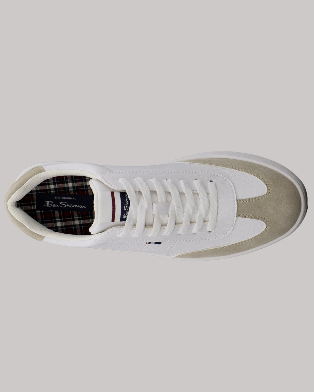 White Ben Sherman Glasgow Sneakers | 0425UWMQC