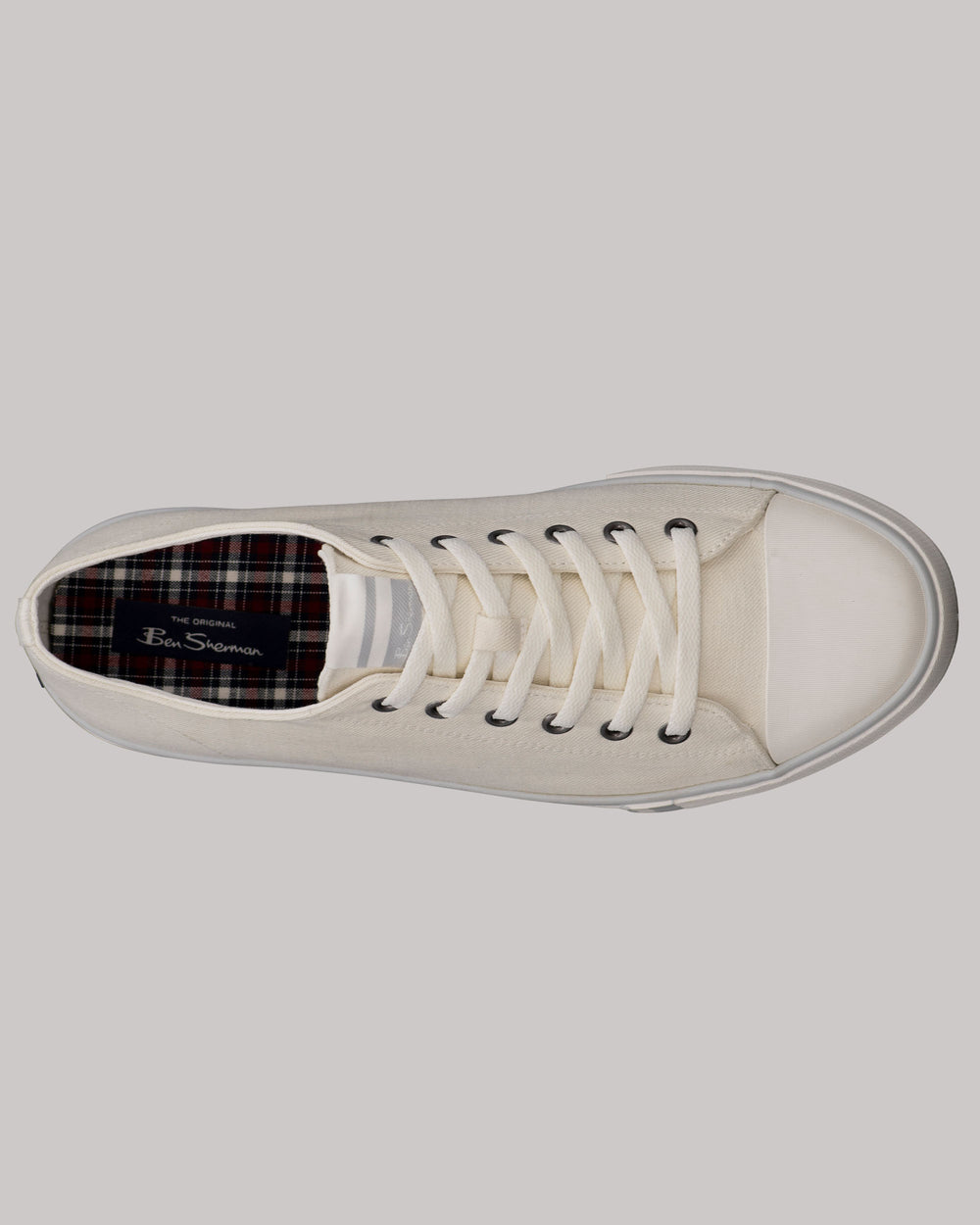 White Ben Sherman Hadley Lo Sneakers | 5082MDCBQ