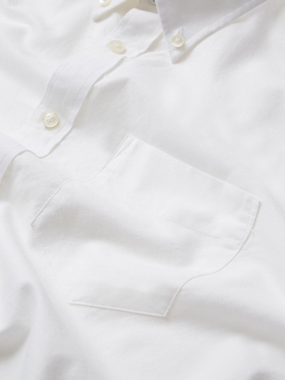 White Ben Sherman Signature Organic Long-Sleeve Oxford Shirts | 7250HEDLA