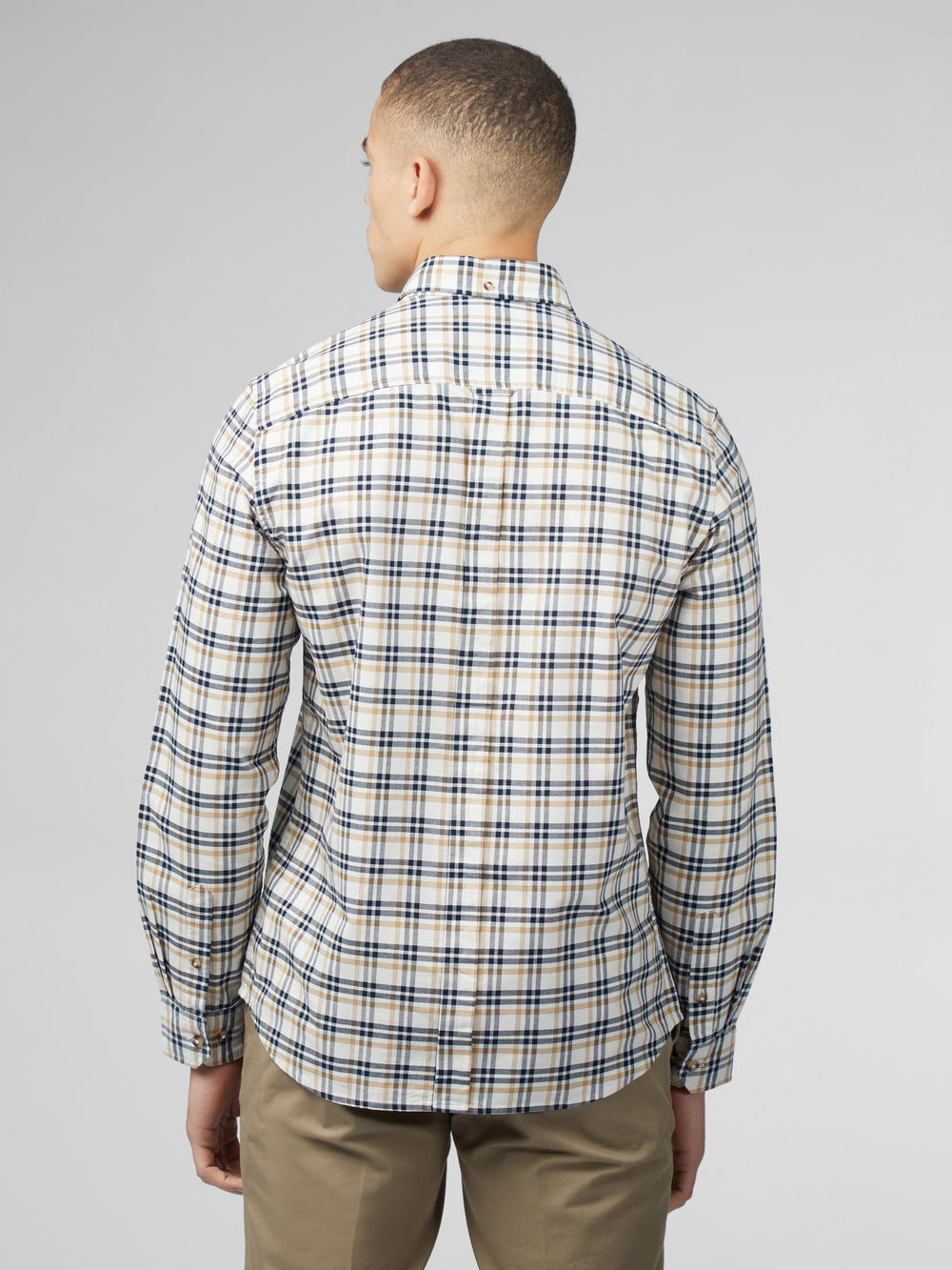 White Ben Sherman Signature Oxford Check Shirts | 7684NIQDG