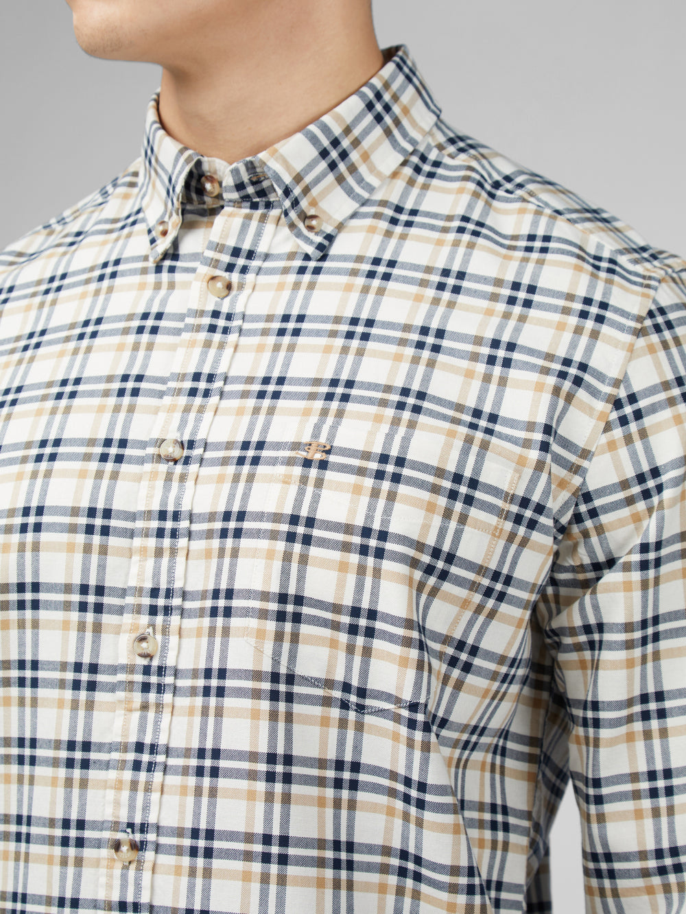 White Ben Sherman Signature Oxford Check Shirts | 7684NIQDG