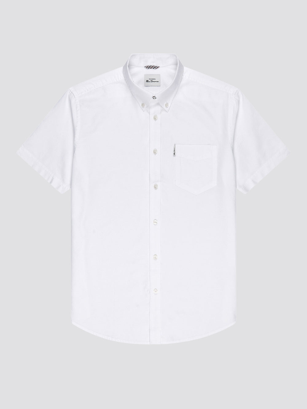 White Ben Sherman Signature Short Sleeve Oxford Shirts | 0837LYEUO