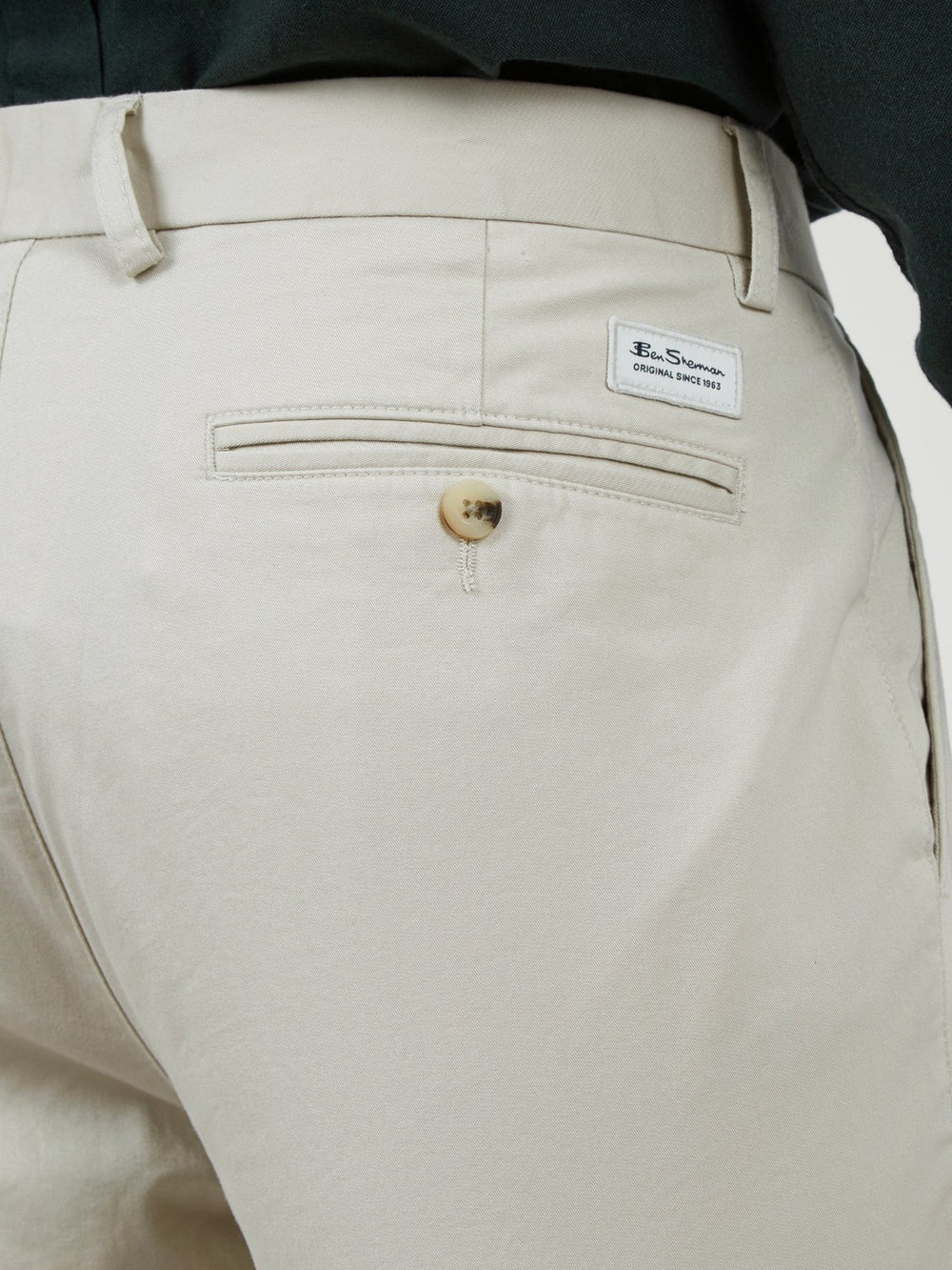 White Ben Sherman Signature Skinny Stretch Chino Pants | 8691BVQWY