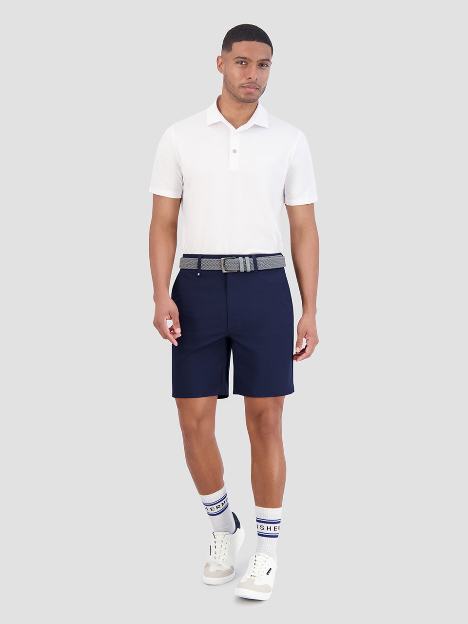 White Ben Sherman Solid Air Pique Sports Fit Polo Shirts | 1390BCWVT