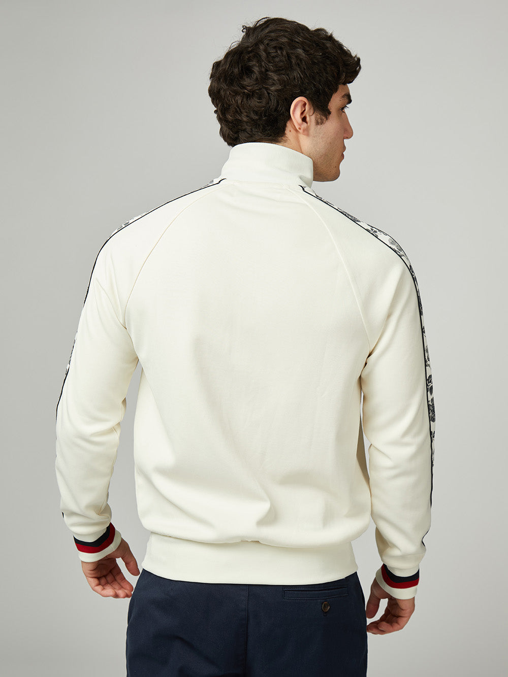 White Ben Sherman Team GB Taped Track Top Jackets | 8705CZQAV