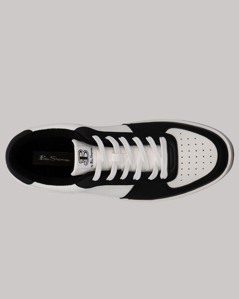 White / Black Ben Sherman Richmond Sneakers | 4578FSHMJ