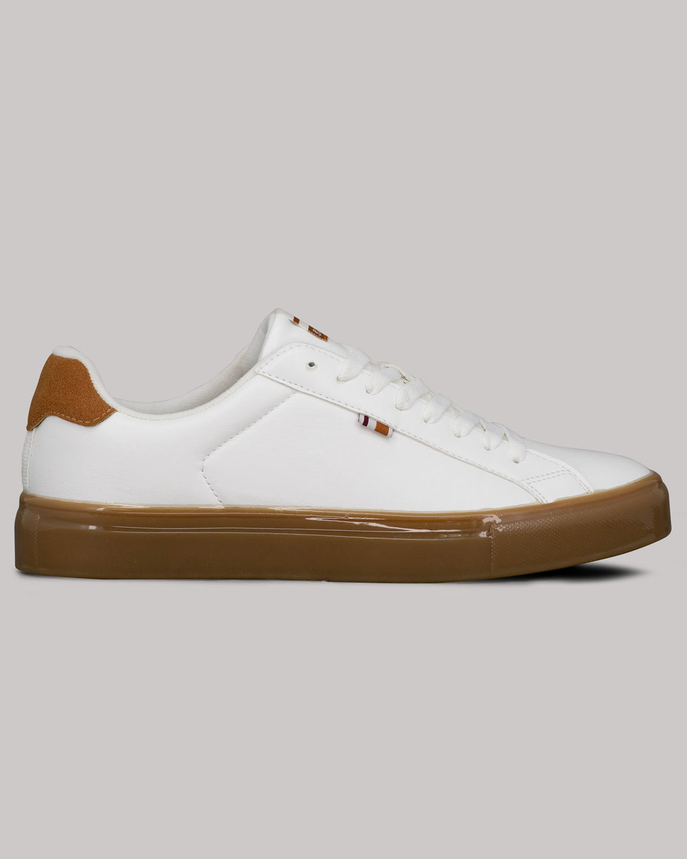 White / Brown Ben Sherman Crowley Sneakers | 4378JWNOS