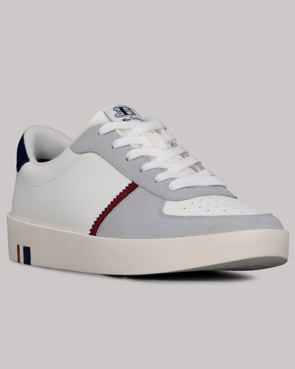 White / Navy Ben Sherman Richmond Sneakers | 6983RFPNO