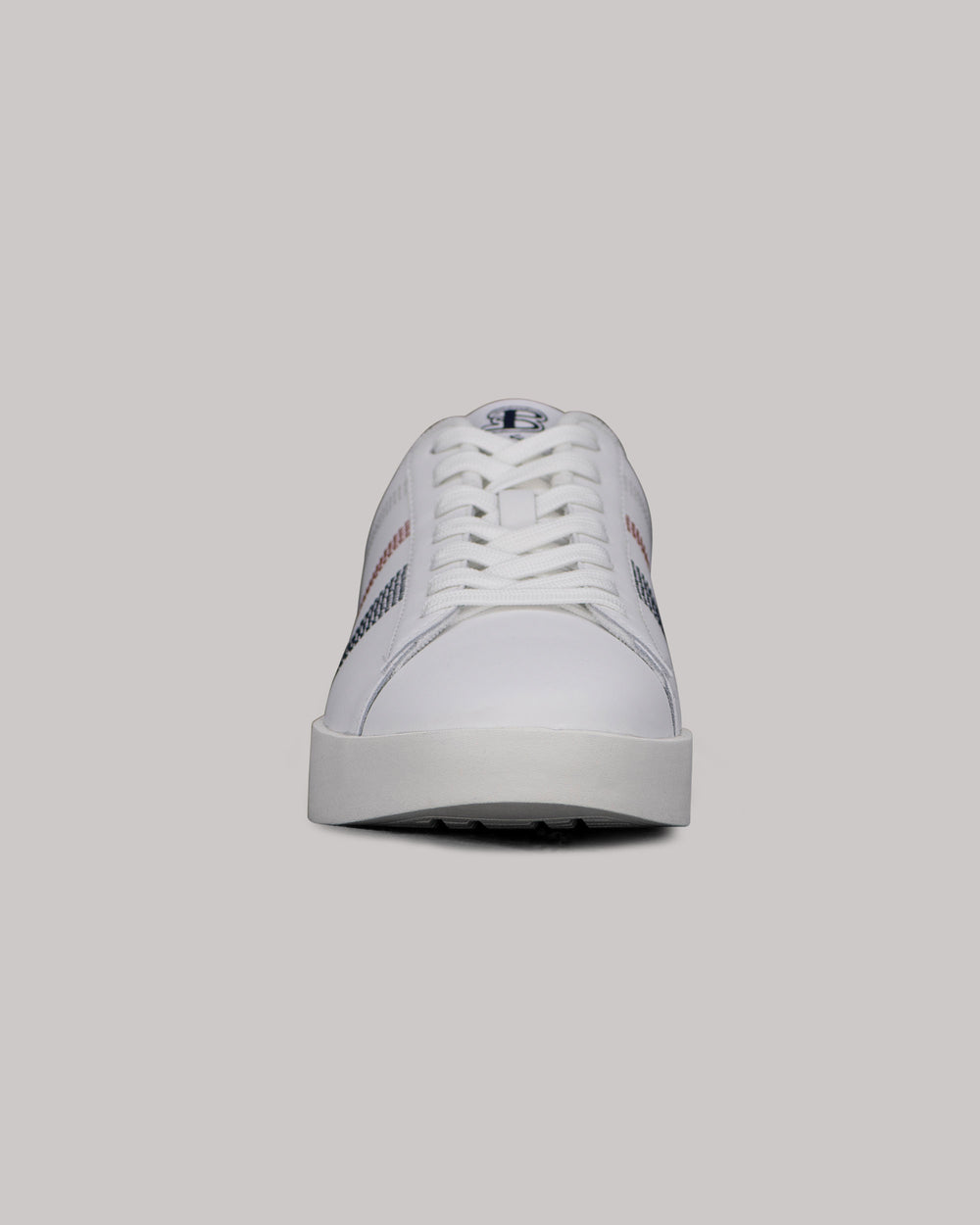 White / Navy / Red Ben Sherman Boxwell Sneakers | 6347MEDWY