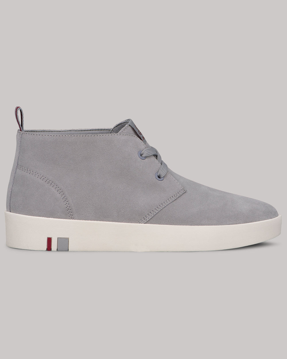 White / Red Ben Sherman Thames Chukka Boots | 9182GZHDJ